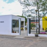 Vista da entrada da Escola Secundaria de Odemira Dr. Manuel Candeias